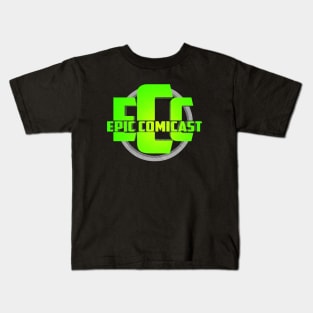 EPIC COMICAST (ECC/Epiccomicast Logo) Kids T-Shirt